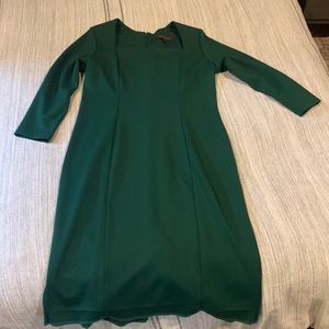 Emerald Green flattering stretchy dress